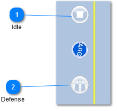 Player without the ball is not moving